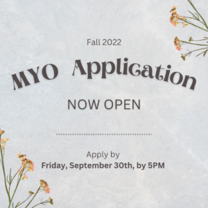 MYO Application 2022